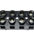 500V 60A 4 Position Dual Row Screw Terminal Block Heavy Duty Insulated Barrier Strip For Electrical Wiring And Control Panels