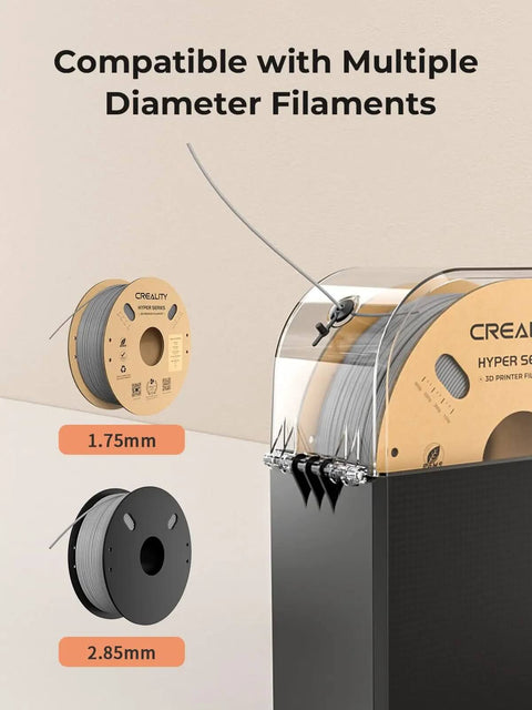 Filament Dryer Box Pro With 360 Degree Heating And Fan, Dustproof And Moistureproof Storage for 1.75mm and 2.85mm filament spools.