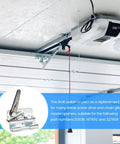 Beefed Up Heavy Duty Garage Door Opener Limit Switches For Screw Drive And Chain Glide Systems installed in ceiling model 20113R