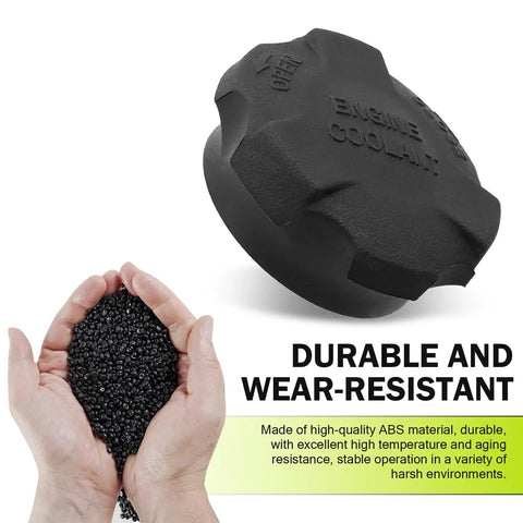 Car Radiator Tank Cover and Coolant Reservoir Cap OEM 2544126100 Direct Replacement for Hyundai Santa Fe and Kia Santa Fe Black