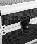 No Nonsense Boss Grade Black Spring Loaded Butterfly Twist Latch and Keeper Four Pack on toolbox for secure setup.