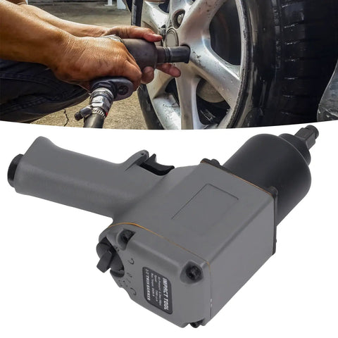 Heavy Duty 1/2 Inch Air Impact Wrench Delivers A Gnarly 850Nm Torque At 7500 Rpm Cranked Up As A Pro Pneumatic Impact Gun in use.