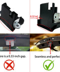 Trunk Latch Actuator Replacement For Volkswagen Tiguan Jetta Sportwagen Golf GTI Beetle, gap vs. perfect fit diagram shown