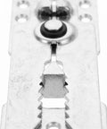 Close-up of Heavy Duty 6 Pack Sectional Couch Connectors Anti Slip Furniture Brackets Cold Rolled Steel Clips for Modular Sofas.