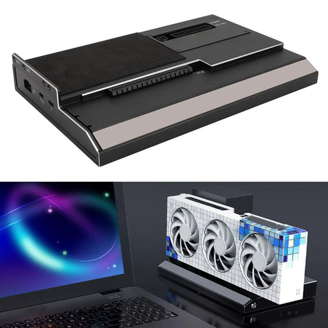 Kick Your Portable Rig Into High Gear With This Solid Aluminum External GPU Dock with M2 NVMe slot and Thunderbolt connectivity.