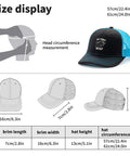 Low Profile Unstructured Athletic Trucker Cap With Adjustable Buckle Six Vent Eyelets One Size Fits Most Unisex Sports Hat size display
