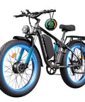 Beast Mode 5000W Dual Motor Fat Tire Electric Bike For Adults With 45 MPH Top Speed And 52V 23Ah Battery Up To 100 Miles Range
