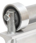 Close-up of heavy steel ball bearings in the 20 Inch Pro Edge Laminate Floor Cutter and Vinyl Plank Trimmer.