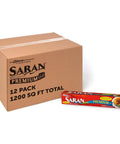 Ridiculously Handy Clear Plastic Wrap For Kitchen Storage, Extra Long Roll With Easy Dispense, About 1200 Sq Ft Of Coverage box