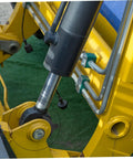 Heavy Duty Rubber Washer Kit For Excavator Boom Bushing Two Pack Tough As Nails, focus on hydraulic joint and connections.