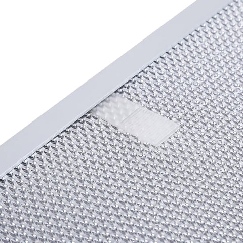 Close-up of Aluminum Heavy Duty Range Hood Filter BPS1FA30 Grease Filter For 30 Inch Hoods Replacement Part edge detail.