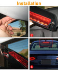 Installation of Center High Mount Stop Lamp Assembly For Audi A4 A4 Quattro 2009 2015 And S4 2010 2015 With 18 Red Lamp Bulbs