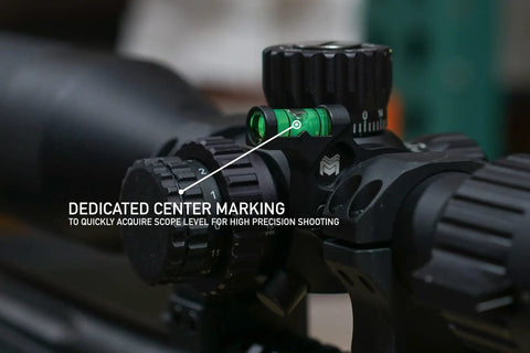 Rifle Scope Level Bubble For 30 Mm Tubes, Anti Cant Tool For Quick Vertical Alignment on rifle scope with dedicated center marking.