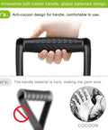 Hand gripping D Handle For Cable Machines Built Tough Aluminum Grip With Non Slip Surface 360 Degree Swivel