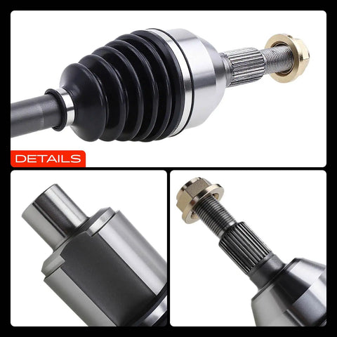 Front Right Passenger Side CV Axle Shaft Assembly For Chevrolet Malibu 2008 2009 2010 2011 2012 Saturn Aura 2009 Pontiac G6 2009 2010 2.4L Engine