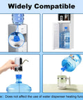 3 Pack Reusable Food Grade Silicone Water Jug Cap for 3 and 5 Gallon Jugs shown in different water dispenser setups.