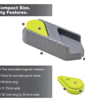 Compact Magnetic Stud Finder With Two Removable Markers Lets You Mark Up To Three Stud Locations No Batteries Needed