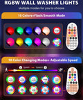 Rock Your Outdoor Lighting With These Super Cool 25W RGBW LED Wall Washer Lights Offering Awesome Color Changing RGB Effects IP66