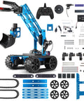 4DOF Robotic Arm Kit For Kids 8 Plus STEM Robot Toy For Boys And Girls Kid Friendly DIY Electronics And Programming Educational Robotics Set Hands On Science Project Perfect Gift For Christmas And Birthday assembled metal arm with tracked base and parts