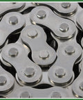 Heavy Duty 60 SS Roller Chain Kit 10 Feet Long With Connector Links For Lumber Mills Cement Plants And Mining Machinery That Runs Smooth close-up