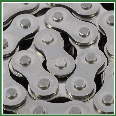 Heavy Duty 60 SS Roller Chain Kit 10 Feet Long With Connector Links For Lumber Mills Cement Plants And Mining Machinery That Runs Smooth close-up