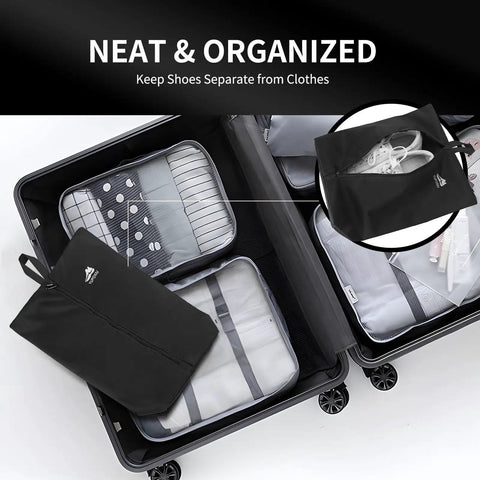 Smell Proof Cleat Bag With Odor Absorbing Tech Water Resistant And Lightweight Shoe Organizer for neat packing in suitcase