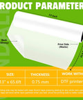 DTF Transfer Film Roll 13 By 65.6 Feet Premium A3 Plus Double Sided Matte Clear Pre Treat PET Heat Transfer Paper Hot And Cold Peel