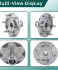 Two Front Wheel Hub Bearing Kits That Fit Toyota Tundra 2000 To 2006, Tacoma 1999 To 2004 2.7L, Sequoia with lock nut and seal