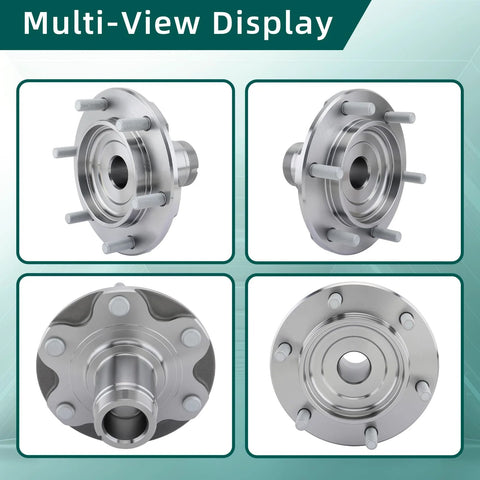 Two Front Wheel Hub Bearing Kits That Fit Toyota Tundra 2000 To 2006, Tacoma 1999 To 2004 2.7L, Sequoia with lock nut and seal