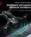 Dope 4K EIS Camera Drone With 4.5 Inch HD Controller Screen And 60 Minute Flight Time For Beginners, obstacle avoidance feature.