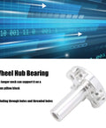 Wheel Hub Bearing 25 Tooth Aluminum Adapter For Servo Motors Rear Axle Hub shown with a focus on mounting holes.