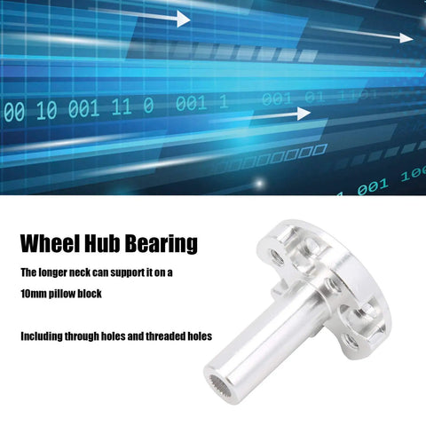 Wheel Hub Bearing 25 Tooth Aluminum Adapter For Servo Motors Rear Axle Hub shown with a focus on mounting holes.