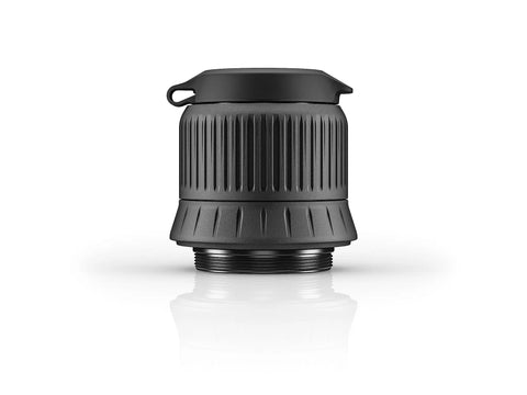 DTI Six Twenty Thermal Imaging Camera High Resolution Monocular lens cap view, black textured material, screw-on design.