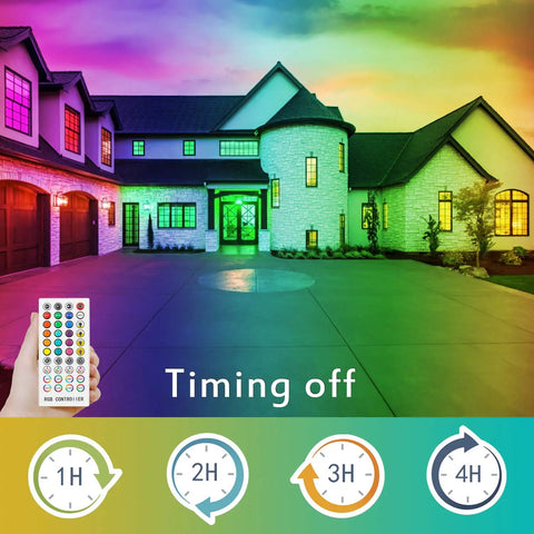 Vibe Up Your Bedroom With Color Changing LED Strip Lights With Remote Control RGB Mood Lighting Kit For Walls And Desks display