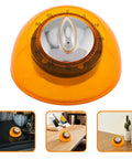 Mechanical Kitchen Timer Wind Up Countdown Clock For Cooking And Baking No Fuss Meal Prep And Home Office Use Reliable Reminder For Busy Kitchens Classrooms And Easy Wind Settings, orange with silver dial.