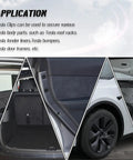 Tesla 70 Pcs Clips Fasteners Rivet Clips Kit application for body parts like roof racks, fender liners, and bumpers
