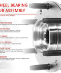 Front Wheel Bearing Hub Assembly With ABS Sensor Plug And Cable For Jeep Commander Grand Cherokee 2005 To 2010