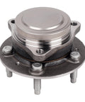 Front view of Rear Wheel Bearing And Hub Assembly For 2018 To 2021 Chevy Equinox And GMC Terrain FWD 5 Lug With ABS Direct Fit Replacement