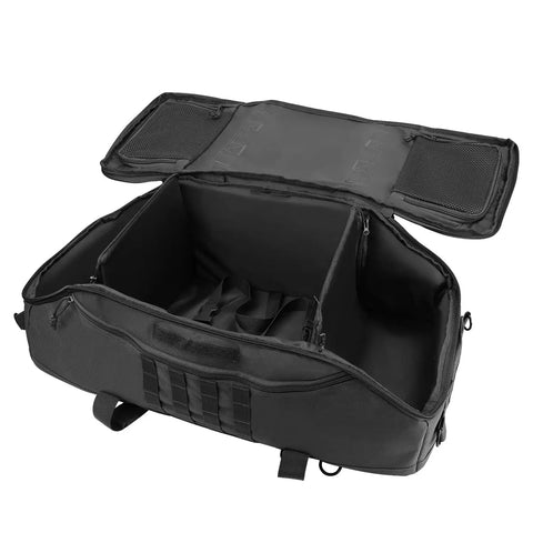 65L 3 In 1 Duffle Bag Backpack for Sports Gym and Outdoor Adventures tactical MOLLE gear carrier with large open compartments