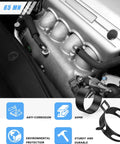 Engine bay with 65Mn steel hose clamps from 120 Piece Spring Hose Clamps Set From 6mm To 25mm With Swivel Flat Pliers