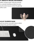 XXL Gaming Mouse Pad With Non Slip Rubber Base And Stitched Edges Beefy 31.5 By 15.7 Inches Extended Keyboard And Mouse Mat