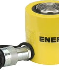 Single Acting Low-Height Hydraulic Cylinder With 20 Ton Capacity For Tight Spots, One Port, 1.75 Inch Stroke, Heavy Duty Enamel Finish