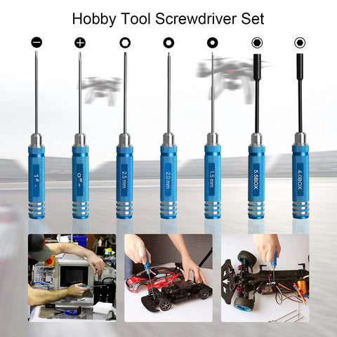 12 Piece RC Car Tools Kit Must Have With Hex Phillips Flat Screwdrivers Pliers Sockets Wrench For Traxxas Arrma RC Cars