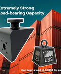 Heavy Duty Alloy Steel Shipping Container Anchors And Twist Locks For 20ft And 40ft Containers Full Bevel Side Anchors for secure tie downs