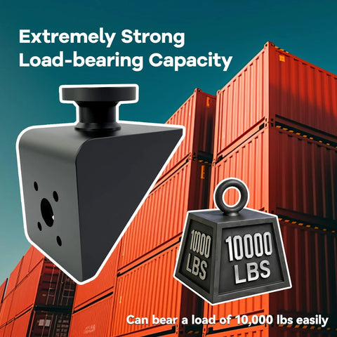 Heavy Duty Alloy Steel Shipping Container Anchors And Twist Locks For 20ft And 40ft Containers Full Bevel Side Anchors for secure tie downs