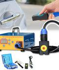Induction Heat Auto Body Dent Repair Kit With Digital Display And Time Controls Paintless Dent Removal Tools For Quick Fix No Flames Needed Dents Pro Grade PDR Set For Cars Small Dings And Body Panels with hand operating device