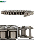 60 Pitch Heavy Duty 10 Foot Roller Chain Kit With Connecting Links Perfect For Grain And Oil Processing Mill Machines Plus Wood Saw And Cement Production Equipment For Smooth Power Transmission, steel chain close-up