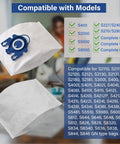 14 Pack 3D AirClean Vacuum Bags Replacement for Classic C1 Complete C1 C2 C3 S227 S240 S270 S400 S2 S5 S8 with filters