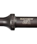 Heavy Duty Pneumatic Splitter With.401 Shank For Car Body Chassis And Exhaust Work Featuring Rust Resistant Black Coating, close-up view.