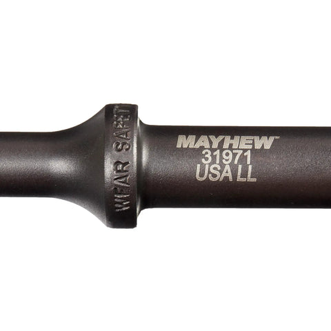 Heavy Duty Pneumatic Splitter With.401 Shank For Car Body Chassis And Exhaust Work Featuring Rust Resistant Black Coating, close-up view.